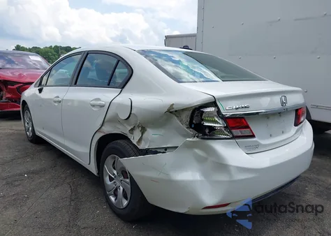 2013 Honda Civic Lx из США, поврежденный, VIN 2HGFB2F51DH601391